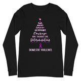 Domestic Violence Awareness Christmas Hope Long Sleeve T-Shirt