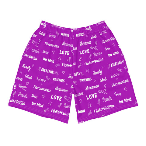 Fibromyalgia Awareness Be Kind Pattern Shorts - The Awareness Store