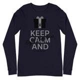 Melanoma Awareness Keep Calm and Enjoy Christmas Long Sleeve T-Shirt