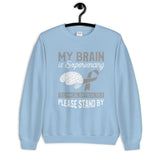 Brain Cancer Awareness Experiencing Technical Difficulties Sweatshirt - The Awareness Store