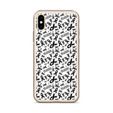 Melanoma Awareness Ribbon Pattern iPhone Case - The Awareness Store