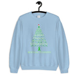 Muscular Dystrophy Awareness Christmas Hope Sweatshirt