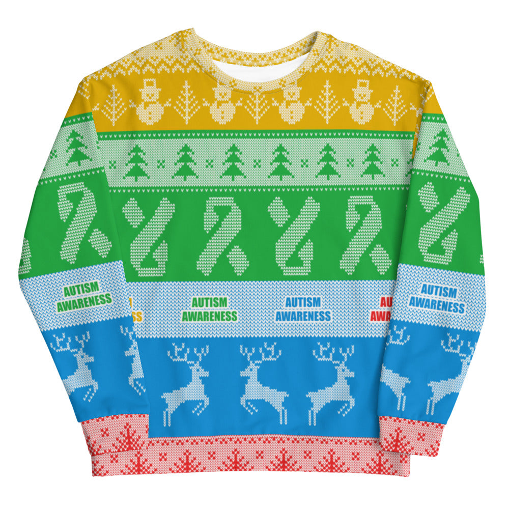 Autism Awareness Christmas Jumper Sweatshirt | The Awareness Store