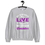 Alzheimer's Awareness We Remember Their Love Sweatshirt