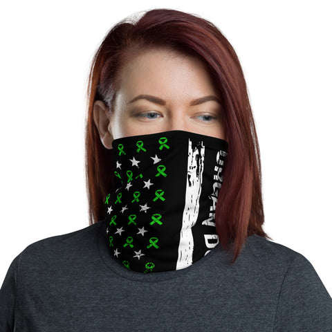Organ Donors Awareness USA Flag Washable Face Mask / Neck Gaiter - The Awareness Store