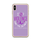 Domestic Violence Awareness End The Silence iPhone Case