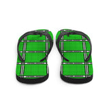 Lymphoma Awareness Tartan Pattern Flip-Flops - The Awareness Store