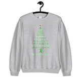 Mental Health Awareness Christmas Hope Sweatshirt - The Awareness Store