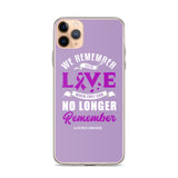 Alzheimer's Awareness We Remember Their Love iPhone Case