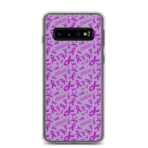 Fibromyalgia Awareness Ribbon Pattern Samsung Phone Case - The Awareness Store