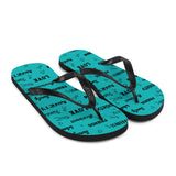 Anxiety Awareness Be Kind Pattern Flip-Flops - The Awareness Store