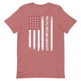Multiple Myeloma Awareness USA Flag Unisex T-Shirt