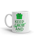 Mental Health Awareness Keep Calm and Enjoy Christmas Mug