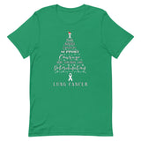 Lung Cancer Awareness Christmas Hope T-Shirt - The Awareness Store