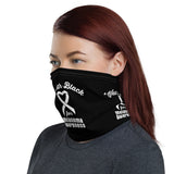 Melanoma Awareness I Wear Black Face Mask / Neck Gaiter