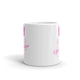 Breast Cancer Awareness Keep Calm and Enjoy Christmas Mug