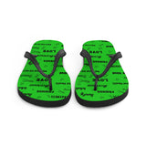 Mental Health Awareness Be Kind Pattern Flip-Flops - The Awareness Store