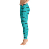 Anxiety Awareness Be Kind Pattern Leggings
