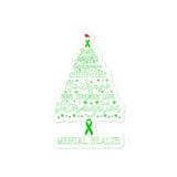 Mental Health Awareness Christmas Hope Sticker - The Awareness Store