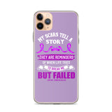 Lupus Awareness My Scars Tell A Story iPhone Case - The Awareness Store