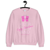 Breast Cancer Awareness Keep Calm and Enjoy Christmas Sweater