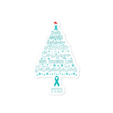 PTSD Awareness Christmas Hope Sticker