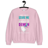 Suicide Awareness You Can't Scare Me Halloween Sweatshirt - The Awareness Store