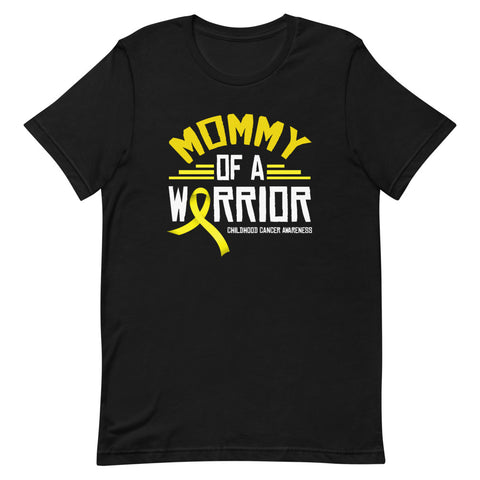 Childhood Cancer Awareness Mommy Of A Warrior Premium T-Shirt - The Awareness Store