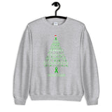 Depression Awareness Christmas Hope Sweatshirt - The Awareness Store