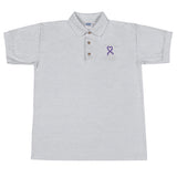 I Wear Purple for Fibromyalgia Awareness Polo Shirt - The Awareness Store