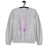 Domestic Violence Awareness Christmas Hope Sweatshirt - The Awareness Store