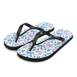 Suicide Awareness Ribbon Pattern Flip-Flops - The Awareness Store