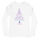 Suicide Awareness Christmas Hope Long Sleeve T-Shirt - The Awareness Store