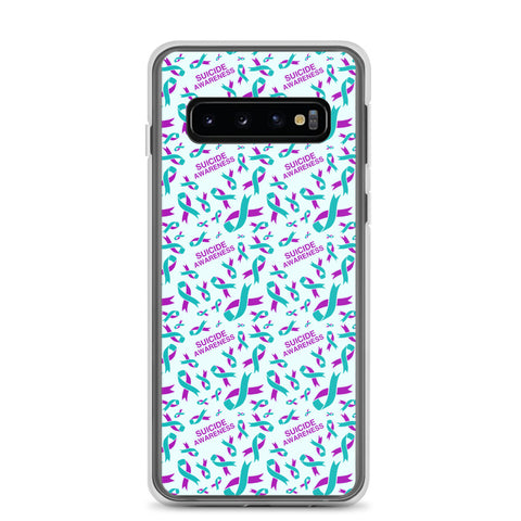 Suicide Awareness Ribbon Pattern Samsung Phone Case - The Awareness Store