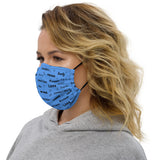 Stomach Cancer Awareness Be Kind Pattern Premium Face Mask