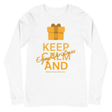 Multiple Sclerosis Awareness Keep Calm and Enjoy Christmas Long Sleeve T-Shirt