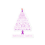 Pancreatic Cancer Awareness Christmas Hope Sticker