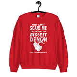 Lung Cancer Awareness You Can't Scare Me Halloween Sweatshirt