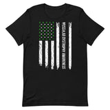 Muscular Dystrophy Awareness USA Flag Unisex T-Shirt