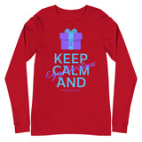 Rheumatoid Arthritis Awareness Keep Calm and Enjoy Christmas Long Sleeve T-Shirt