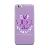 Domestic Violence Awareness End The Silence iPhone Case