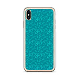 Anxiety Awareness Ribbon Pattern iPhone Case