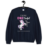 Diabetes Awareness Type One-Derful Sweatshirt - The Awareness Store