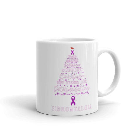 Fibromyalgia Awareness Christmas Hope Mug - The Awareness Store
