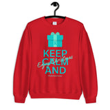 PCOS Awareness Keep Calm and Enjoy Christmas Sweater - The Awareness Store