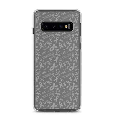 Brain Cancer Awareness Ribbon Pattern Samsung Phone Case - The Awareness Store