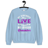 Alzheimer's Awareness We Remember Their Love Sweatshirt