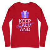 Lupus Awareness Keep Calm and Enjoy Christmas Long Sleeve T-Shirt - The Awareness Store