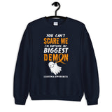 Leukemia Awareness You Can't Scare Me Halloween Sweatshirt