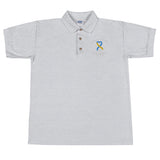 I Wear Yellow and Blue for Down Syndrome Awareness Polo Shirt